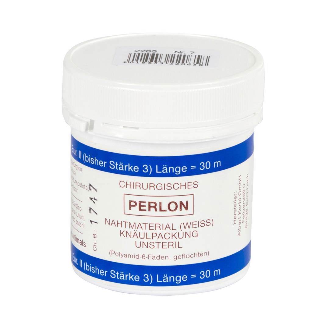 Materiale delle cuciture perlon blu